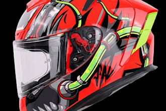 design high quality helmet logo with unlimited revision