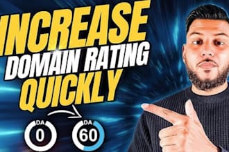 increase semrush domain authority score from any score to 60 plus