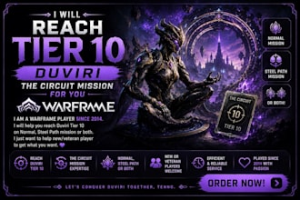 reach tier 10 duviri the circuit mission for you