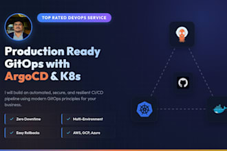 set up production ready gitops with argocd and kubernetes cluster