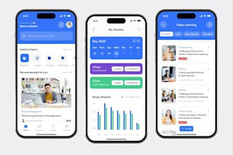 develop lms app edtech app course app tutoring app elearning app coaching app