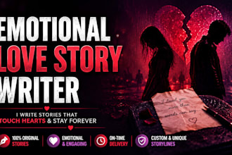 write emotional romantic short stories for your content