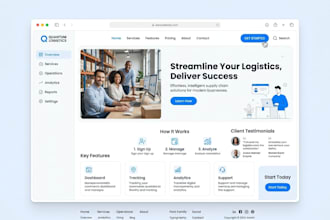 design clean and user friendly UI UX for website