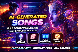 create a custom ai song royalty free