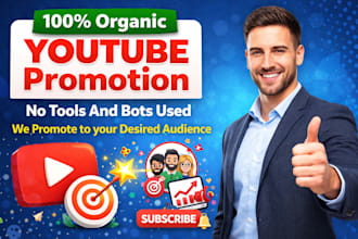 organic youtube promotion for monetisation, channel SEO