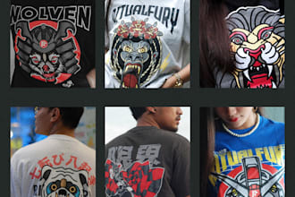 do neo traditional shirt designs using my style