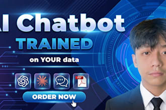 build a custom ai chatbot trained on your business data, pdfs, and faqs