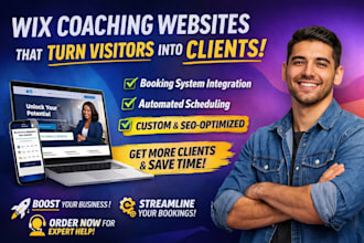 wix coaching website booking automation consultant wix booking site