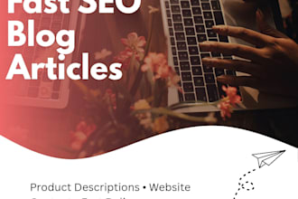 write fast SEO blog articles and product descriptions