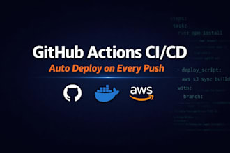 set up github actions cicd pipeline with docker for node or python
