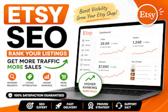 do etsy SEO optimize etsy listings and increase traffic etsy shop