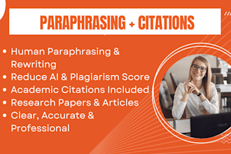 paraphrase and format citations professionally