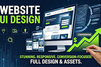 do figma website design, website ui ux design, ui ux design