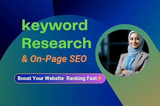 do excellent SEO keyword research and basic on page optimization