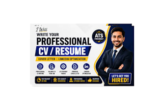 create an ats friendly resume CV and cover letter