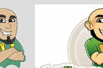 convert your image into dst, emb