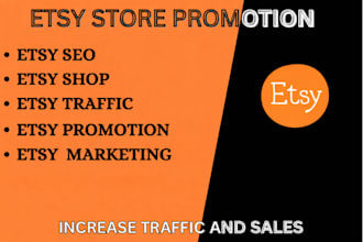boost etsy shop sales or listing promotion to increase etsy sales and visitors