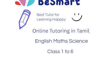 teach english, maths and science for class 1 to 6 students in tamil
