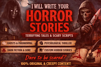 write suspense horror stories