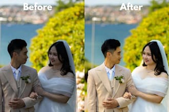 do wedding photo editing