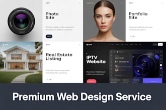 photography website model portfolio real estate listing website iptv website