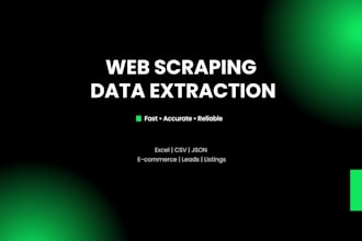 scrape data from any website using python