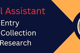 data entry, data collection and web research