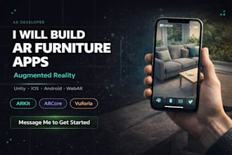 build ar furniture app, virtual home decor app, ai furniture app