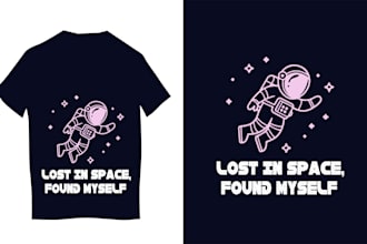 create modern typography t shirt design