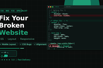 fix CSS bugs layout issues and make your website fully responsive
