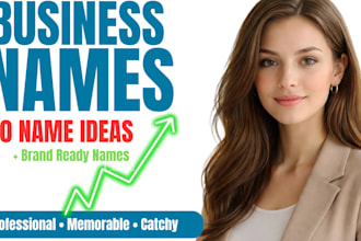 create unique and catchy business name ideas
