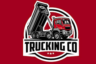create wonderful and excellent hauling logo design for your business