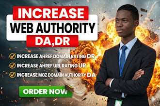 increase moz da domain authority 50, 60, and 70 plus