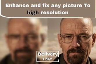 sharpen and fix your blurry images to high resolution