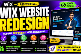 wix website redesign wix website design wix redesign landing page wix redesign