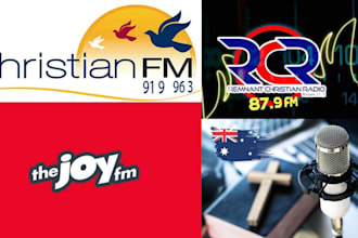 play your christian gospel song on christian college radio stations world