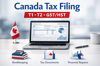 do canada tax filing t1 t2 and gst hst