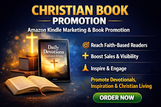 do christian book promotion amazon kindle marketing book promotion