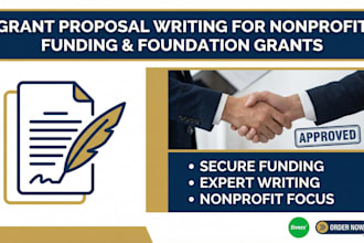 write a grant proposal for nonprofit funding and foundation grants