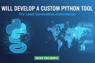 develop a custom python tool for lead generation automation