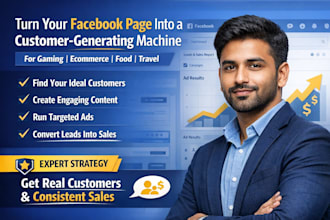 help you get customers and consistent sales from facebook