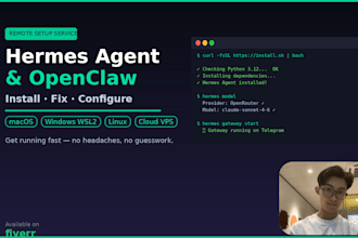 install, setup, and fix openclaw or hermes agent on macos, windows wsl2, linux