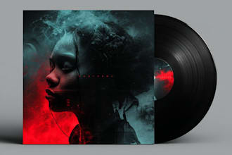 design mixtape album cover art in handrawn