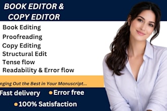 do book editing copy line edit developmental proofreading book manuscript memoir