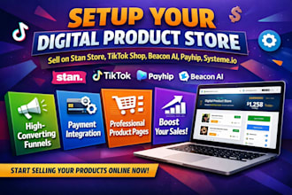 setup digital product pod sell ebook on stan store linktree gumroad taplink