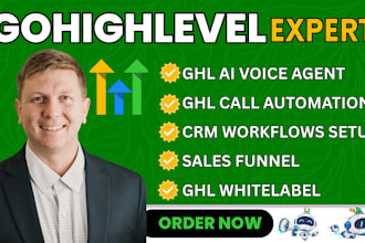 setup ghl ai voice agent call automation ghl whitelabel and CRM workflows