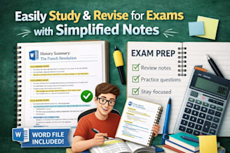 transform your long lessons into clear and easy summaries