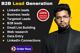 do targeted b2b lead generation, linkedin leads list