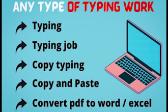 fast typing services, retype scanned documents, format ms word