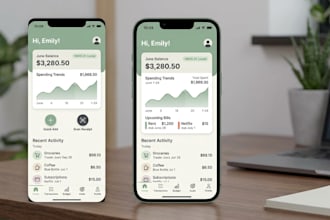 design mobile app UI UX with clean user experience
